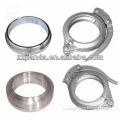 Concrete pump pipe weld on ring